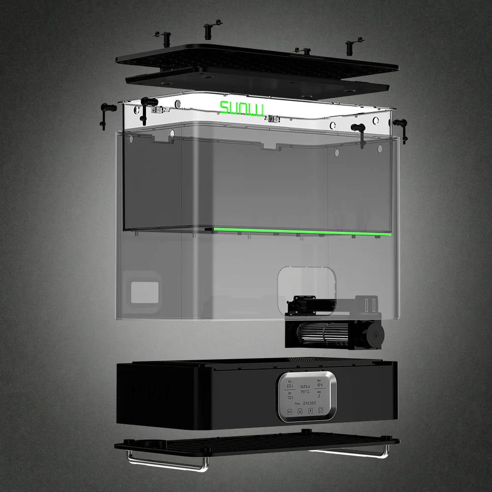 SUNLU FilaDryer E2, Up to 110℃, Professional Drying and Annealing, Born for Engineering 3D Printing Filaments