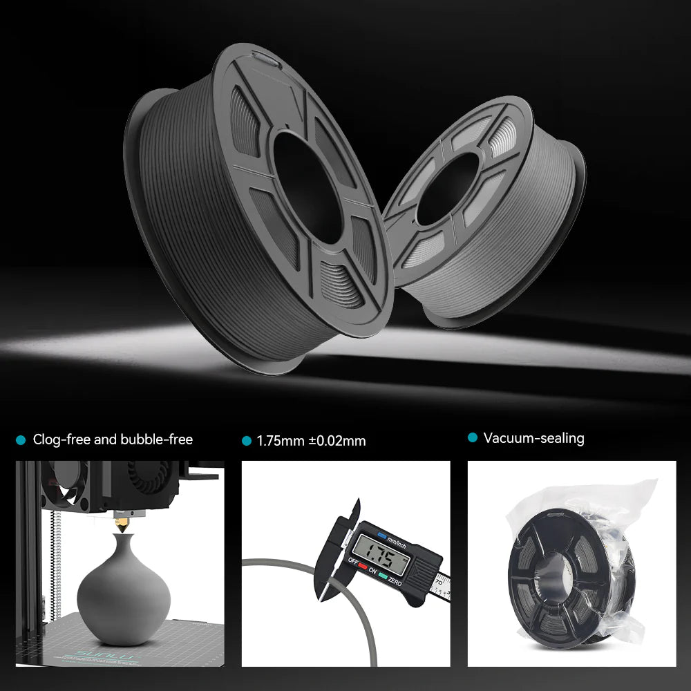 Matte PLA 3KG Large Spool 3D Printer Filament 3KG